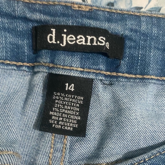 D.jeans womens jean shorts - Picture 8 of 8